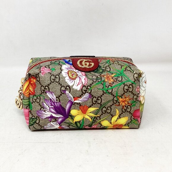 Gucci #9ZW6G8 Ophidia Flora Pouch - Picture 1 of 9